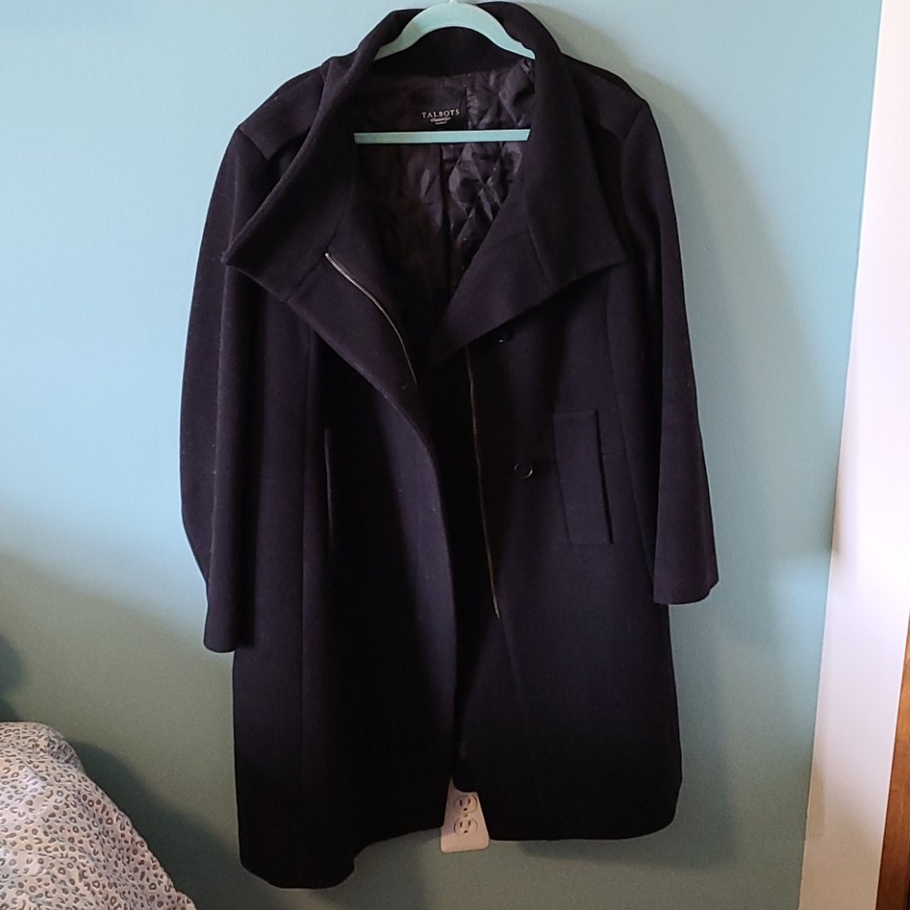 Talbott Plus Size Peacoat Winter Coat 18W
